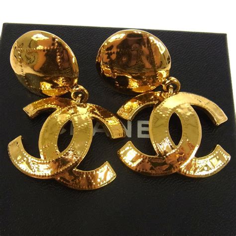 chanel tictac earrings|chanel clip on earrings.